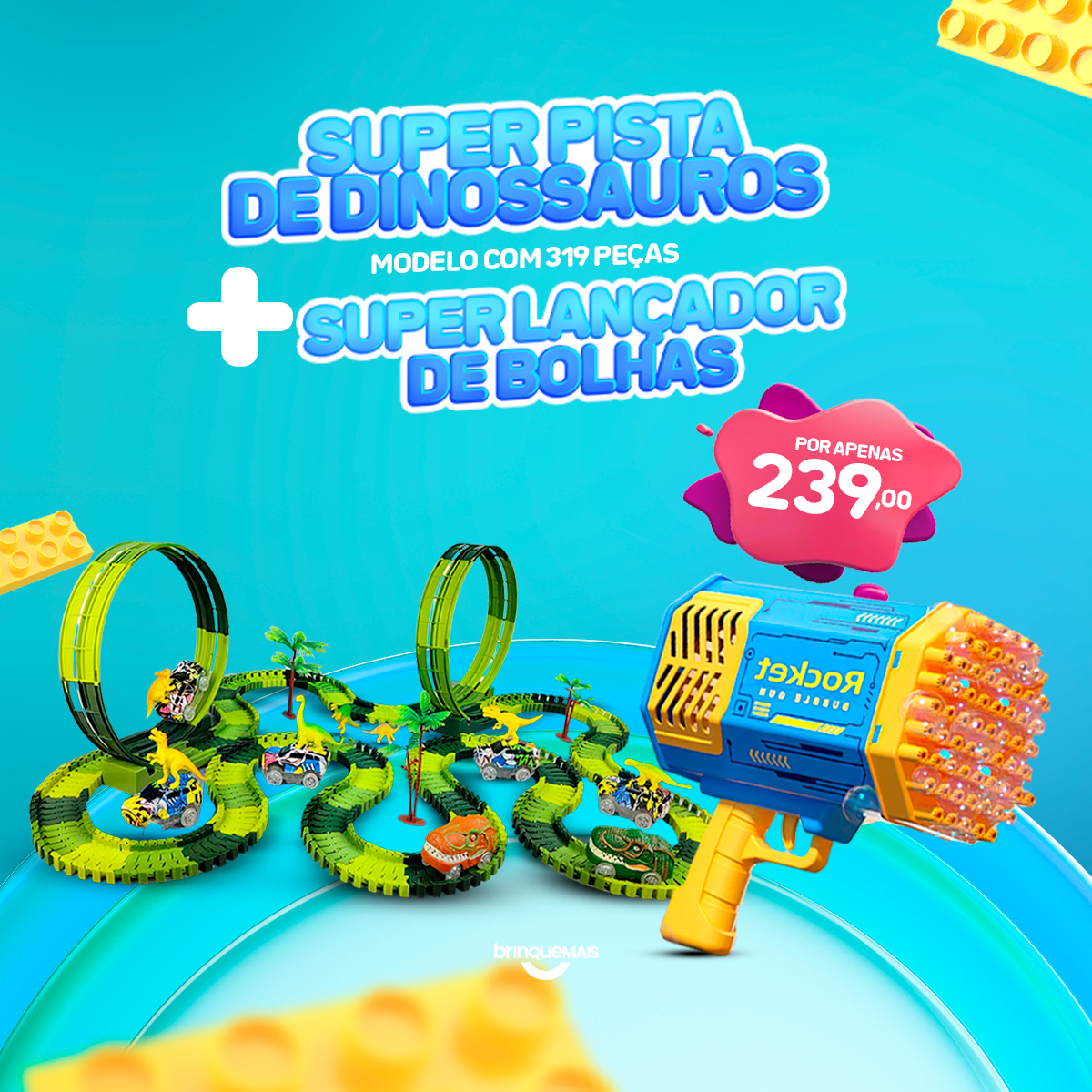 Super Pista de Dinossauros - Edição Limitada