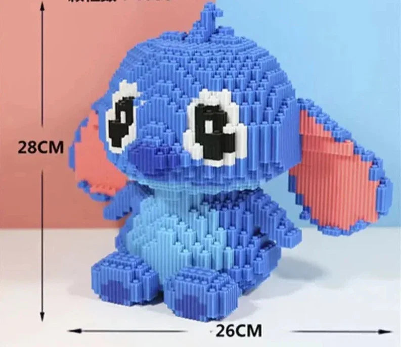 Lego de montar - Stitch gigante 30cm +5000 Peças - Edição limitada