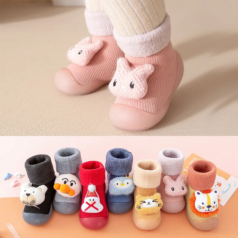 CuteSock - Sapato meia para Bebês e Crianças Pequenas para o Inverno