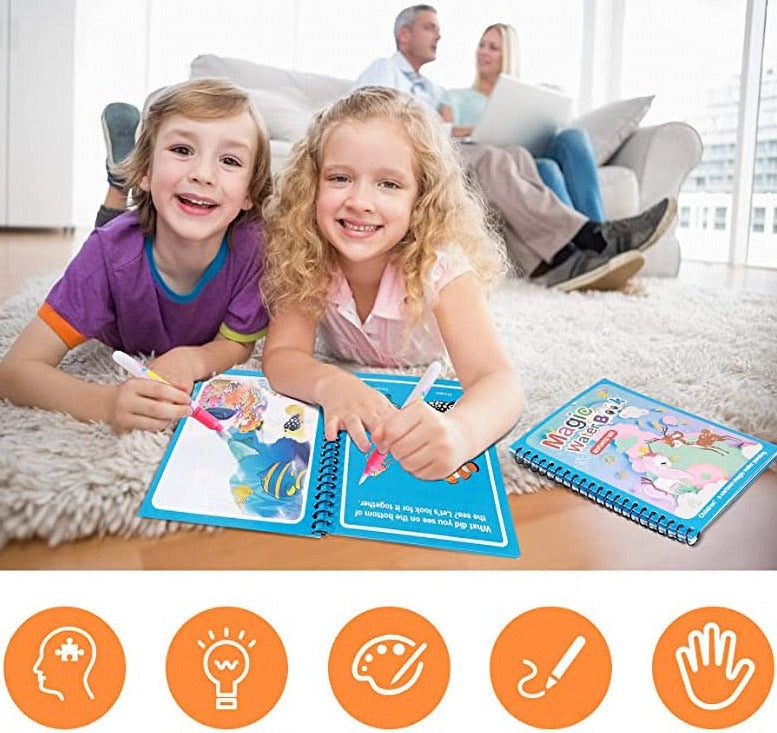 Livro Mágico - Pinte com água