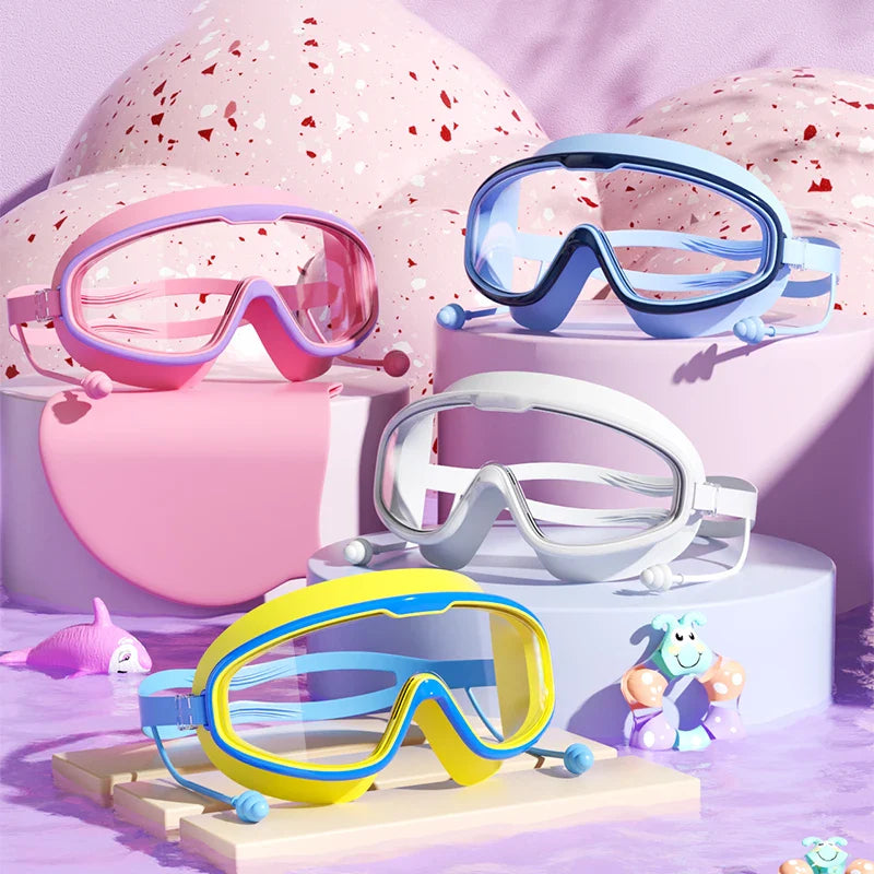 AquaVision Kids™ - Óculos de Natação Confortáveis para Crianças