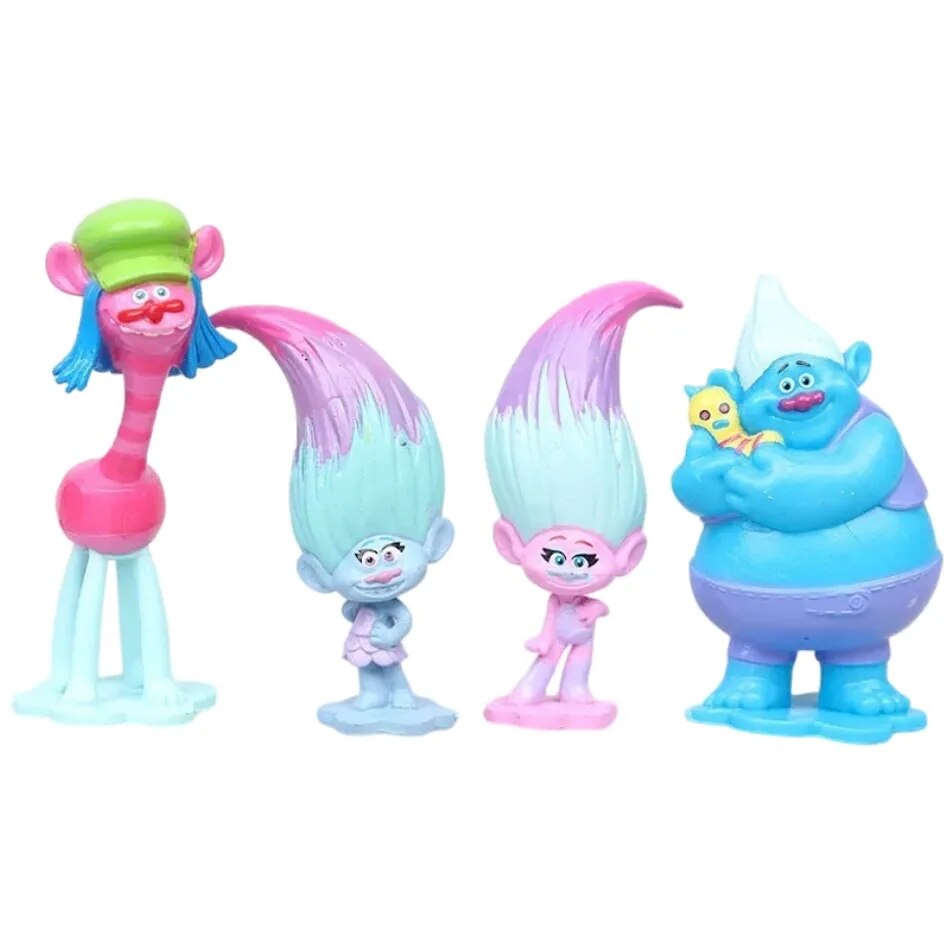 Kit 12 Bonecos Trolls - Edição Limitada