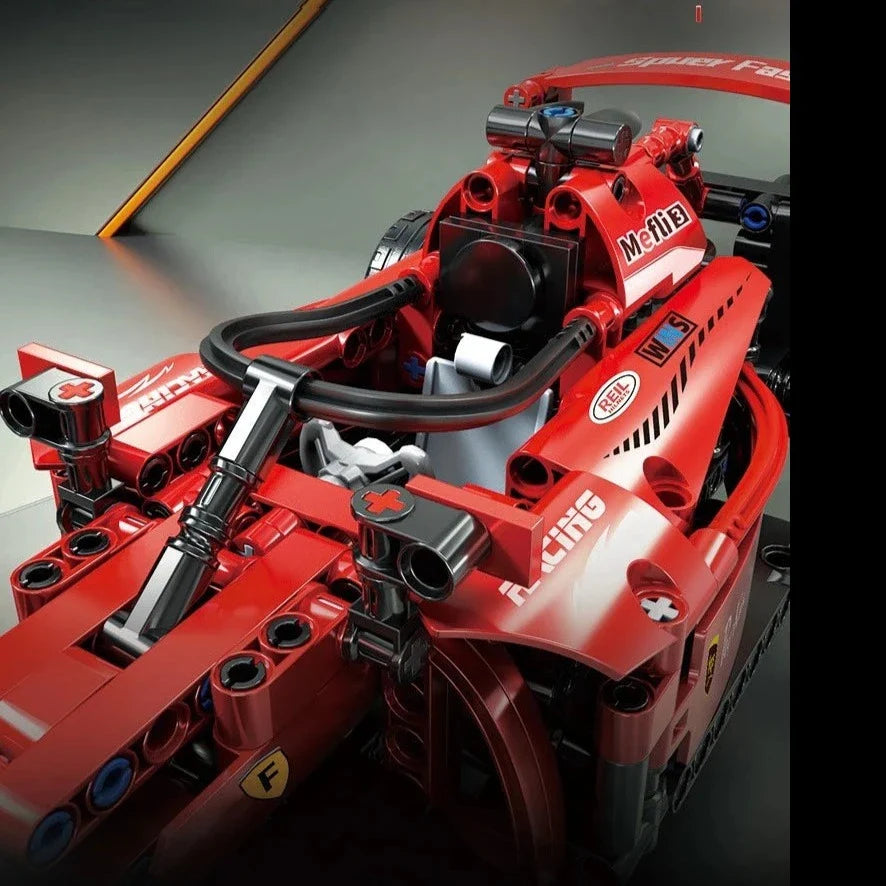 Carro de Corrida F1 em Blocos - 455 peças - Edição Limitada