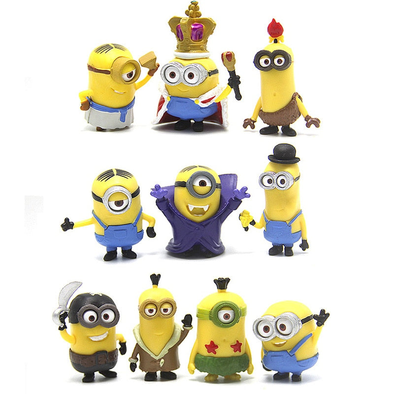 Kit 10 Bonecos Minions - Edição Limitada