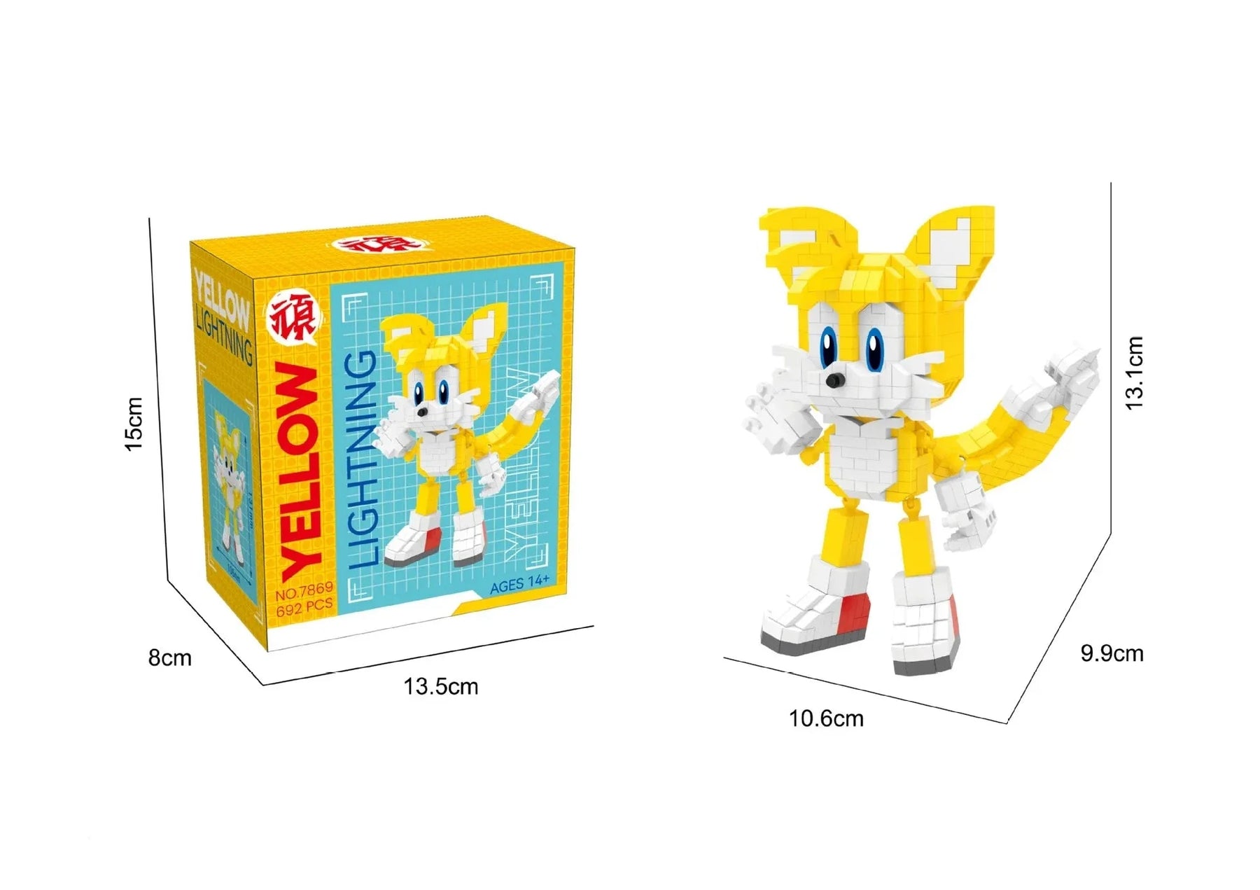 Lego de montar - Sonic e sua turma