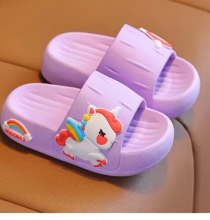 Chinelo Infantil Slide Unicórnio