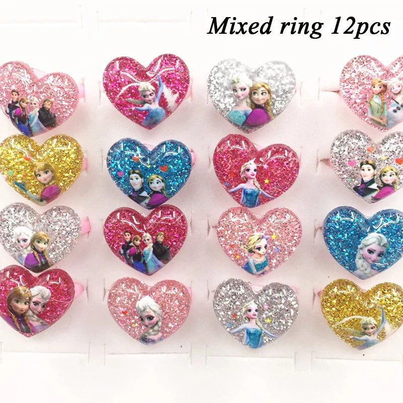 Kit 12 Anéis personagens Disney - Edição Limitada