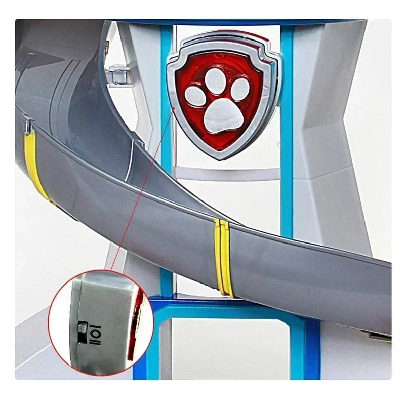 Torre da Patrulha Canina com Carrinhos e personagens - Edição Limitada