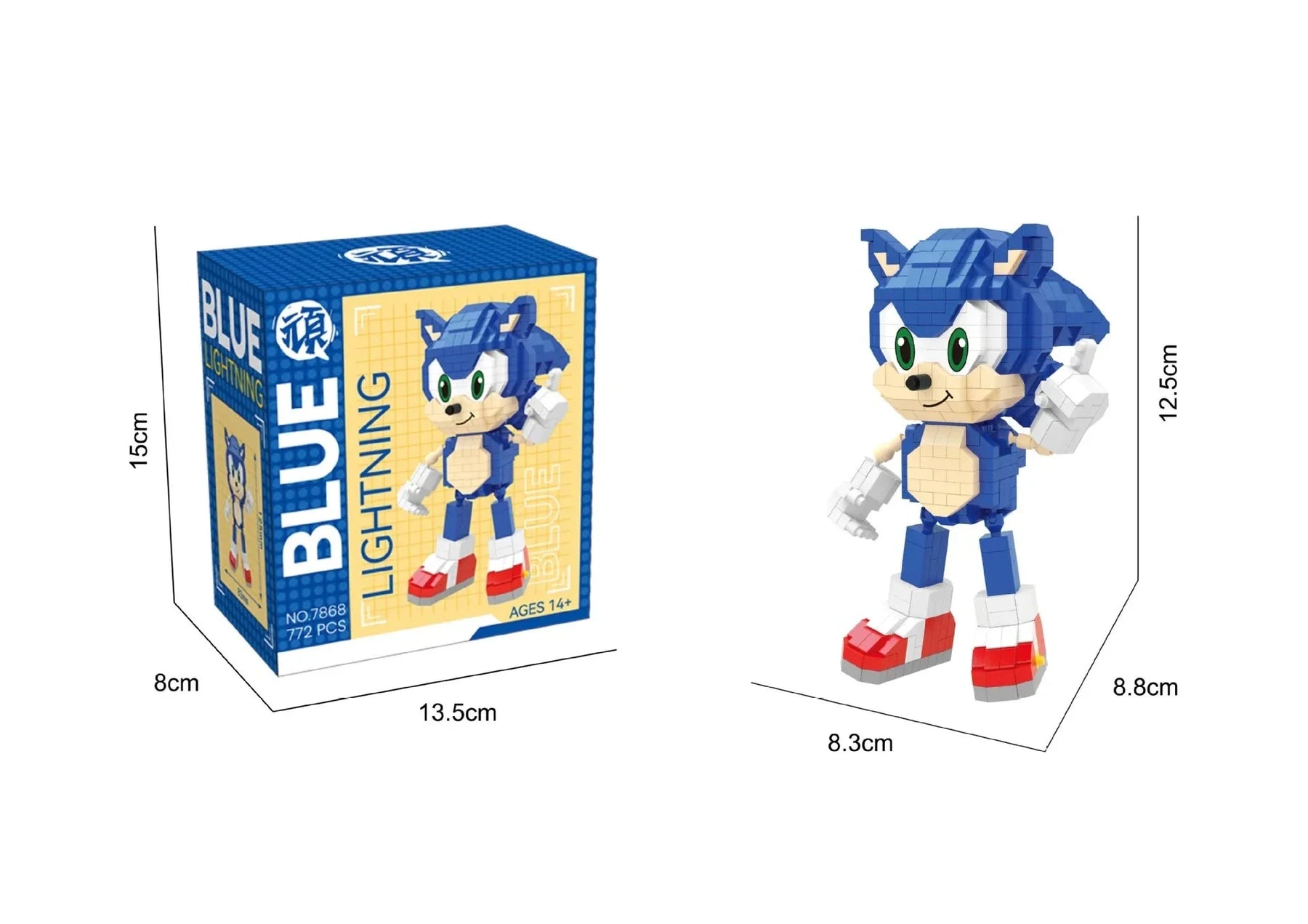 Lego de montar - Sonic e sua turma