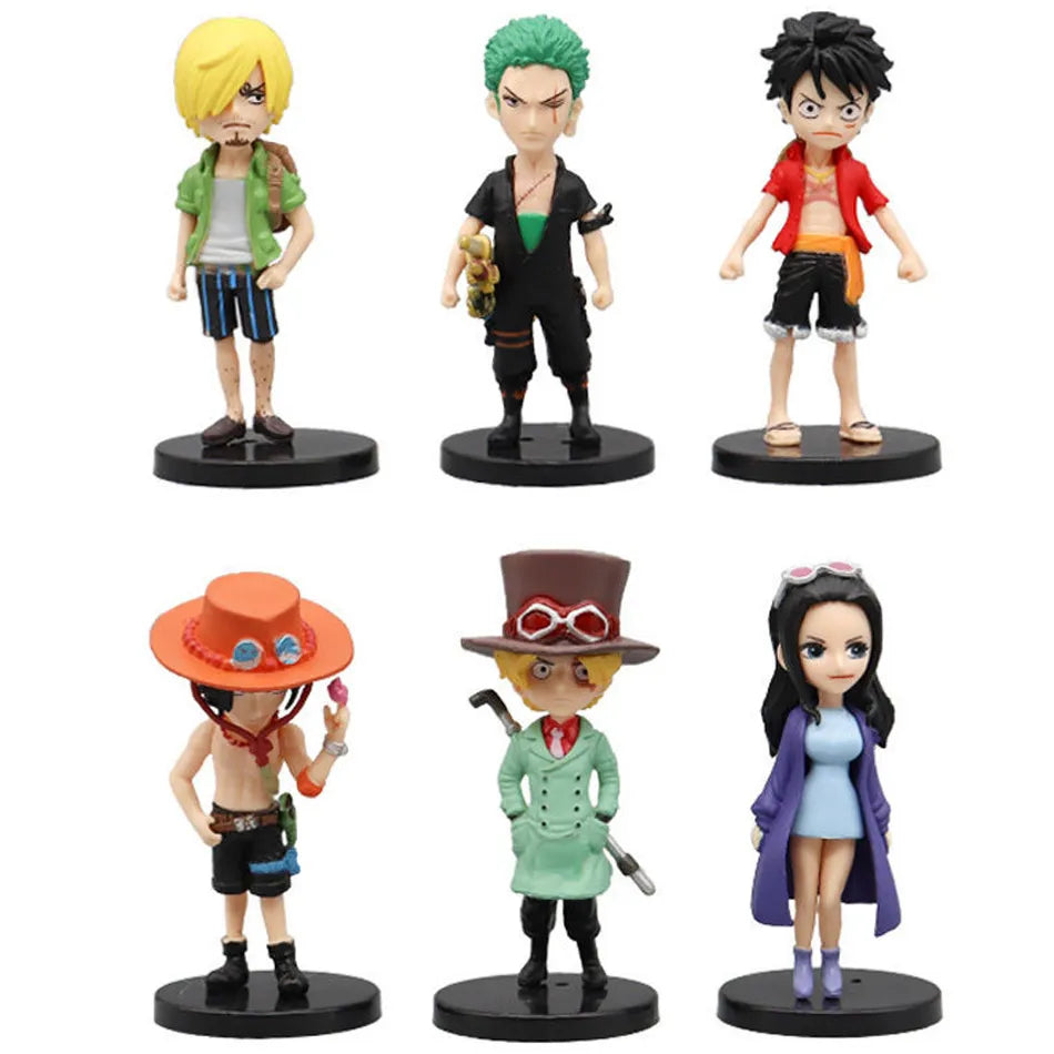 Kit 6 Bonecos One Piece