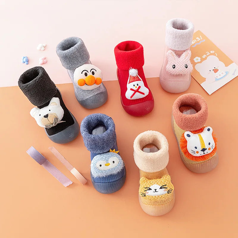 CuteSock - Sapato meia para Bebês e Crianças Pequenas para o Inverno