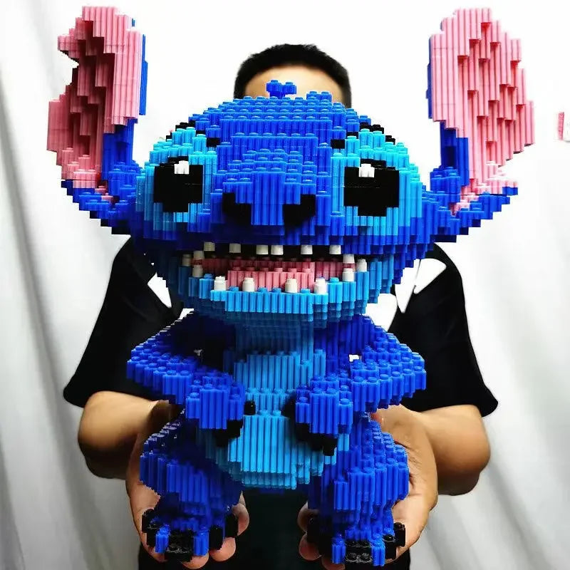 Lego de montar - Stitch gigante 30cm +5000 Peças - Edição limitada