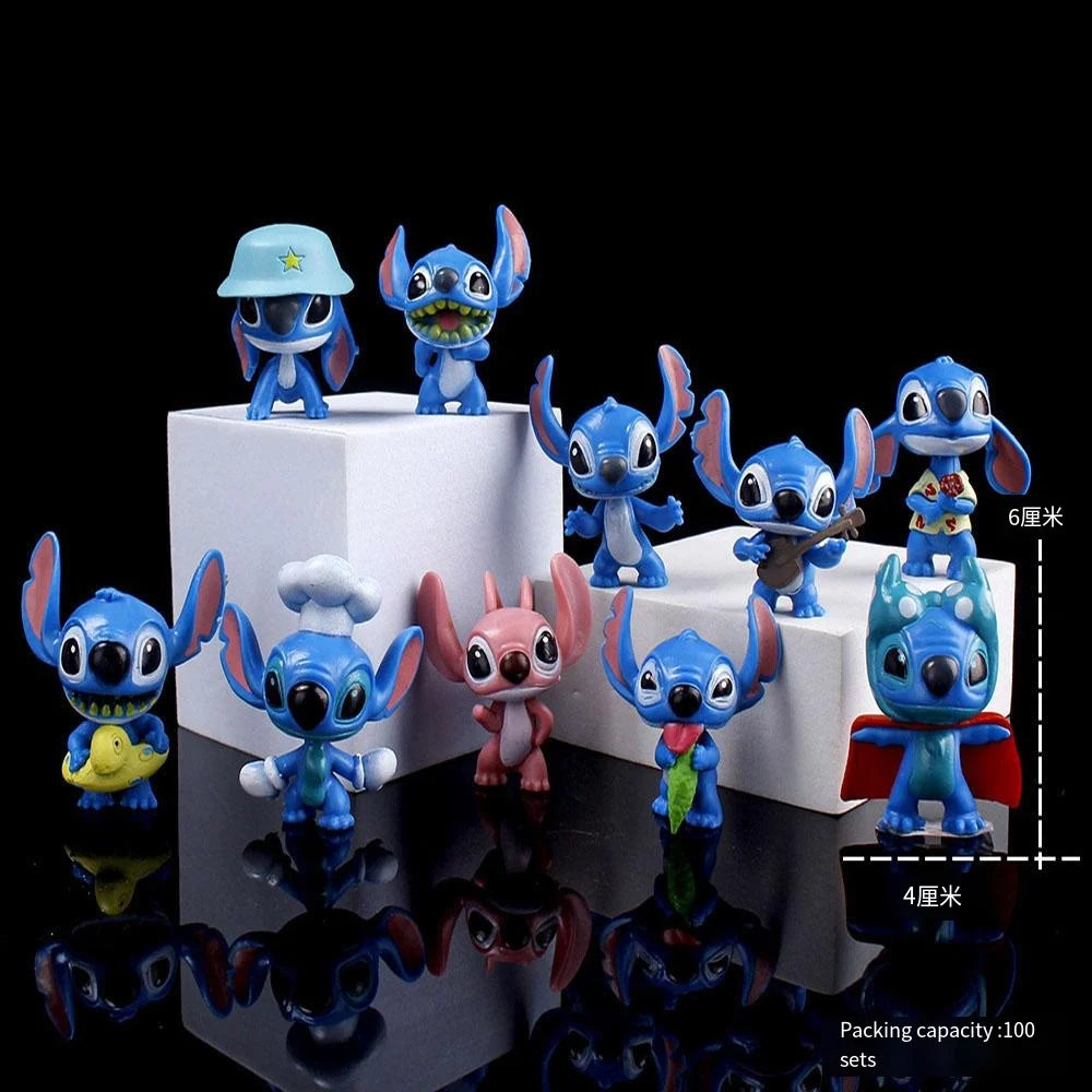 Kit 10 Bonecos Stitch - Edição Limitada