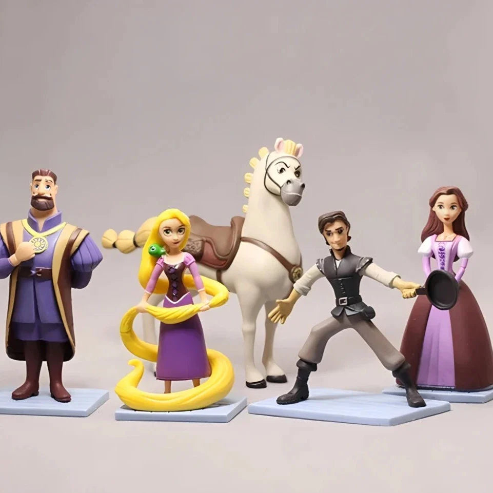 Kit 5x Bonecos Rapunzel - Edição Limitada