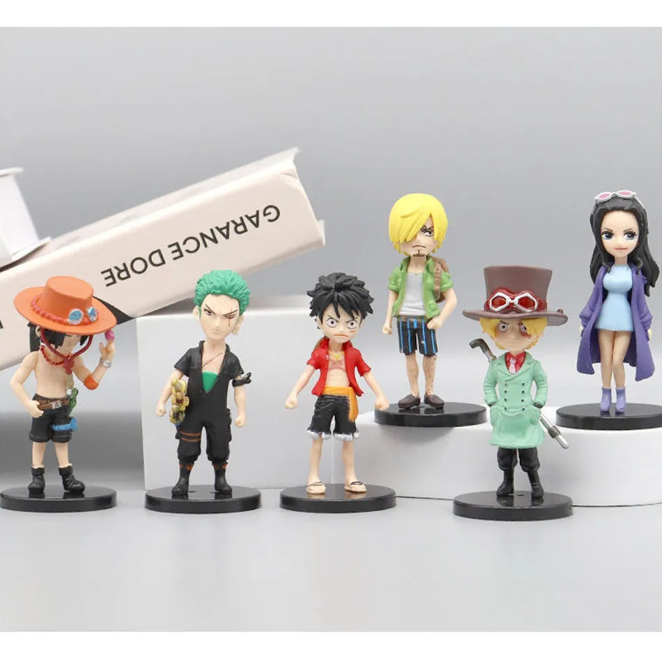 Kit 6 Bonecos One Piece