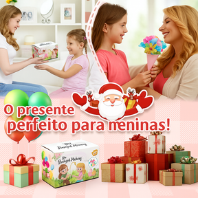 FlowerDiy - Kit de artesanato infantil com flores faça você mesmo