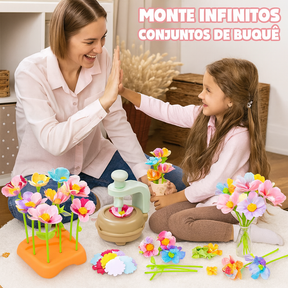 FlowerDiy - Kit de artesanato infantil com flores faça você mesmo