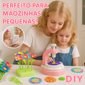 FlowerDiy - Kit de artesanato infantil com flores faça você mesmo