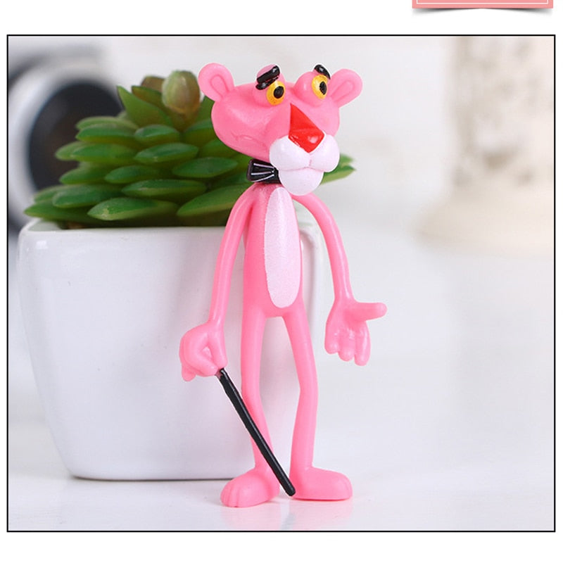 Kit 4 Bonecos Pantera cor de Rosa - Edição Limitada