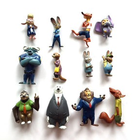 Kit 12 Bonecos Zootopia - Edição Limitada