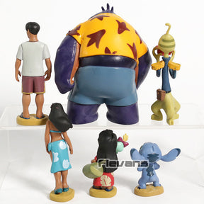Kit 6 Bonecos Lilo e Stich - Edição Limitada