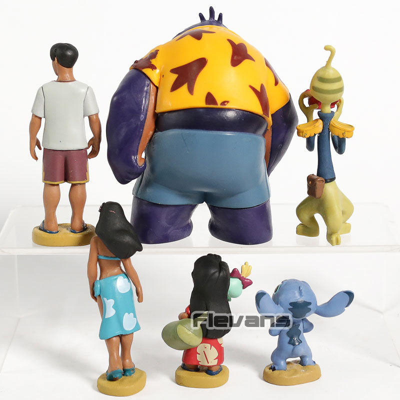 Kit 6 Bonecos Lilo e Stich - Edição Limitada