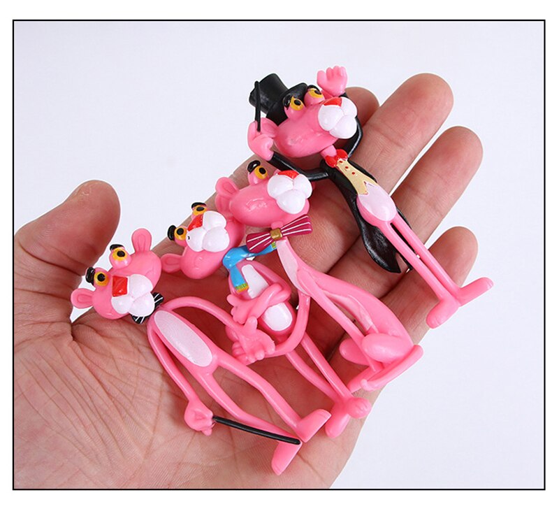 Kit 4 Bonecos Pantera cor de Rosa - Edição Limitada