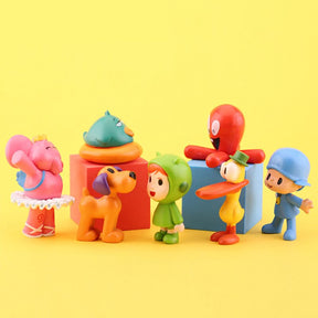 Kit 7 bonecos turma do Pocoyo