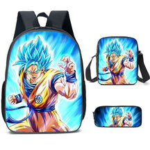 Kit 3 Peças Escolar Dragon Ball Z - Mochila + Bolsa + Estojo