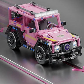 Carro de Corrida Jeep com tração - Blocos de montar - 485 Peças