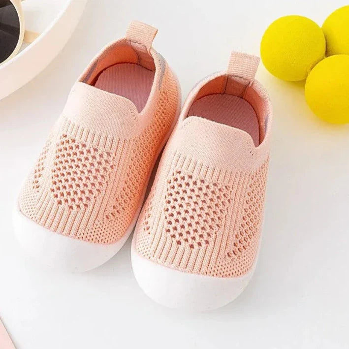 TinySteps - Tênis casuais para Bebês com Sola Macia Antiderrapante, Malha Respirável, Fresco e Fofo