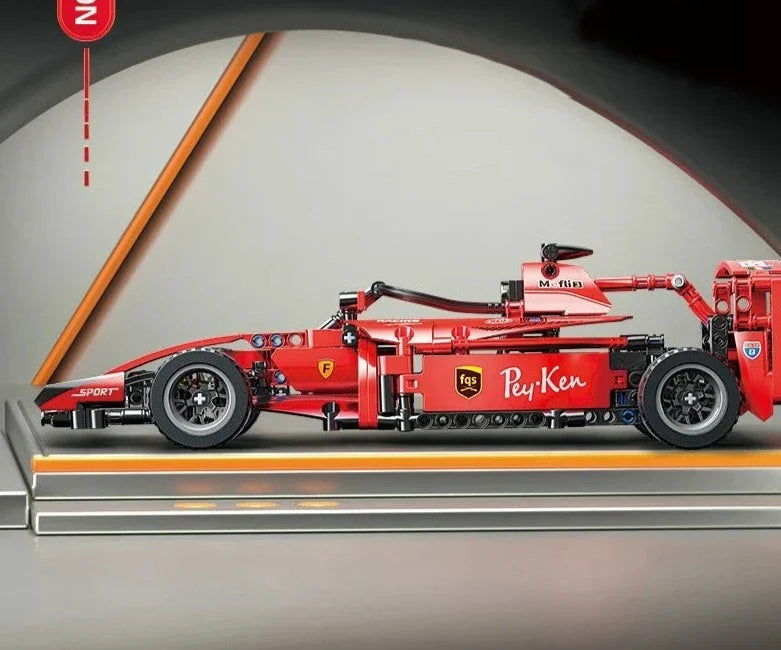 Carro de Corrida F1 em Blocos - 455 peças - Edição Limitada