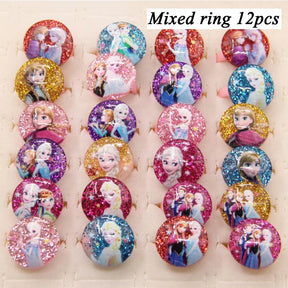 Kit 12 Anéis personagens Disney - Edição Limitada