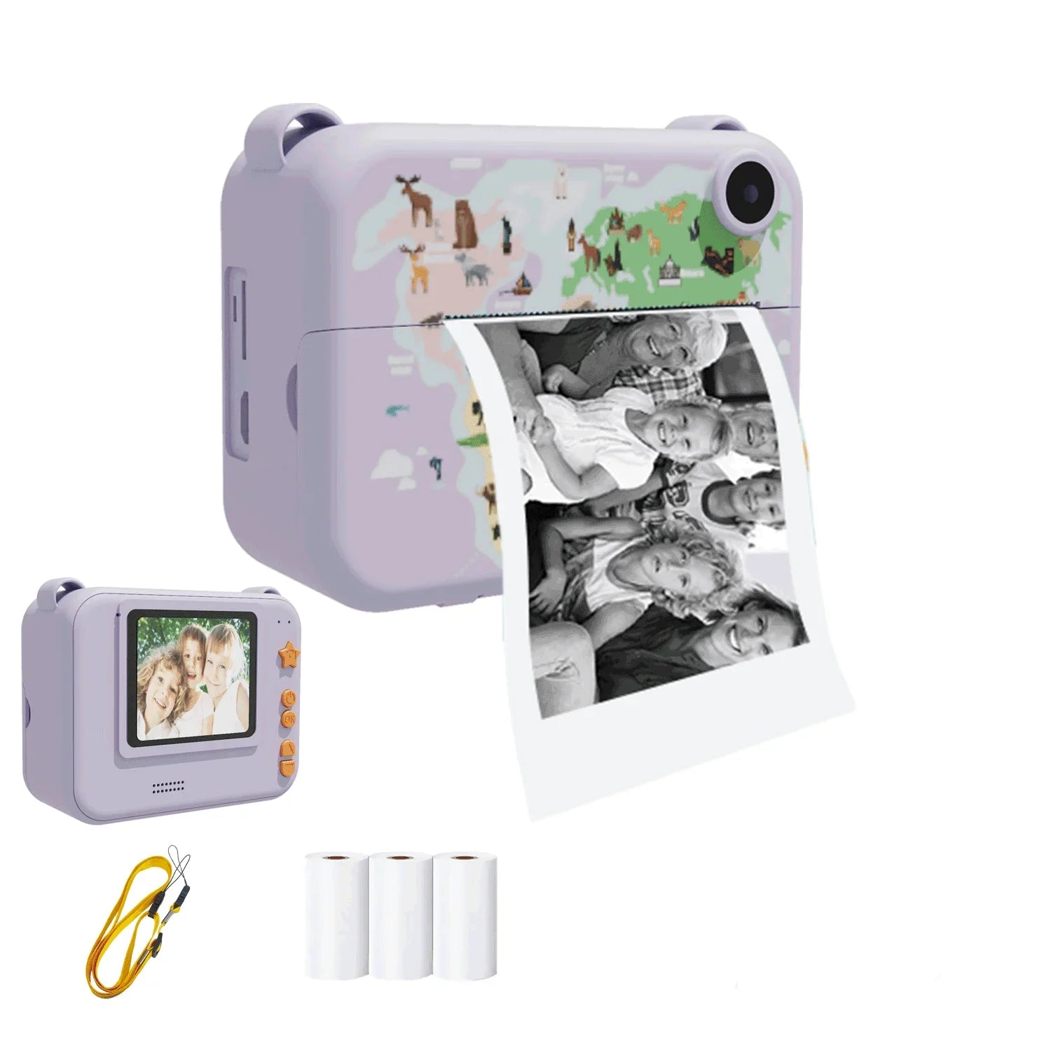 SnapKid - Câmera Infantil Digital com impressora térmica + BRINDE!