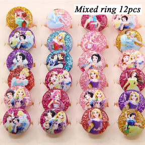 Kit 12 Anéis personagens Disney - Edição Limitada