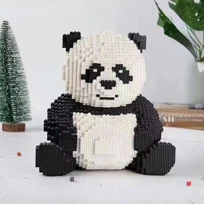 Lego de montar - Super Panda e Super coelho - 8000 peças