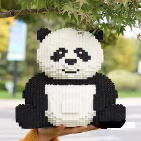 Lego de montar - Super Panda e Super coelho - 8000 peças