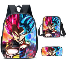 Kit 3 Peças Escolar Dragon Ball Z - Mochila + Bolsa + Estojo