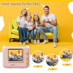 SnapKid - Câmera Infantil Digital com impressora térmica + BRINDE!