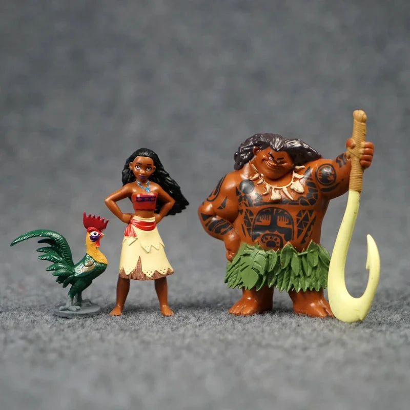Kit 10 Bonecos Moana 2 - Edição Limitada