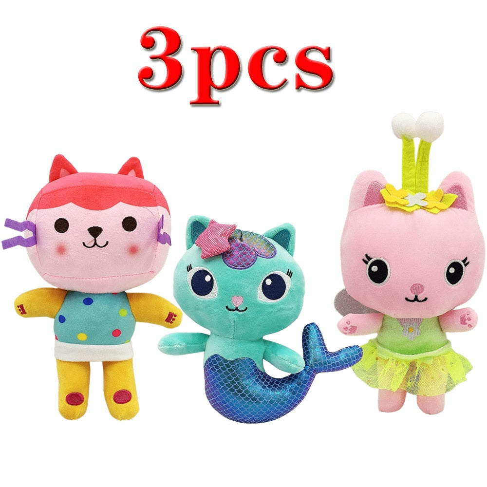 Kit 7 Pelúcias A Casa Mágica da Gabby - Edição Limitada