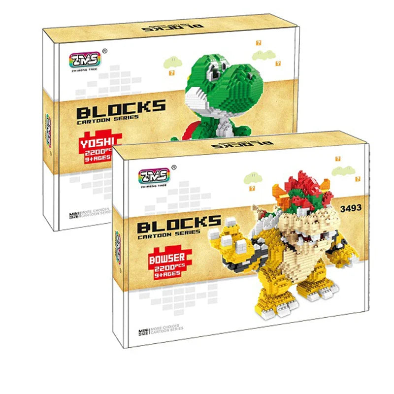 Lego de montar - Yoshi e Bowser Edição Limitada