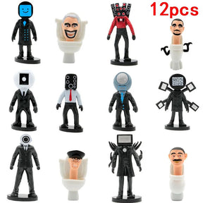 Kit Bonecos do Jogo Skibidi Toilet - Edição Limitada