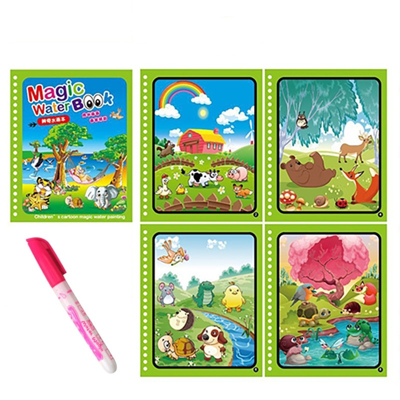 Livro Mágico - Pinte com água