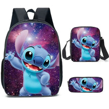 Kit 3 Peças Lilo e Stich - Mochila + Bolsa + Estojo