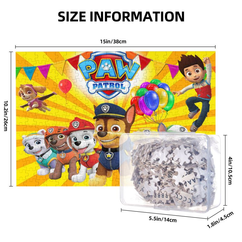 Quebra Cabeça de Madeira - Patrulha Canina