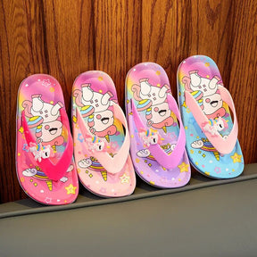 Chinelo Infantil de dedo Unicórnio - Edição Limitada