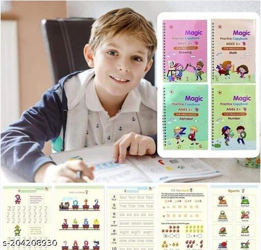 Kit 4 Livros Cópia Divertida - com caneta apagável (PAGUE 1 E LEVE 4 UNIDADES)